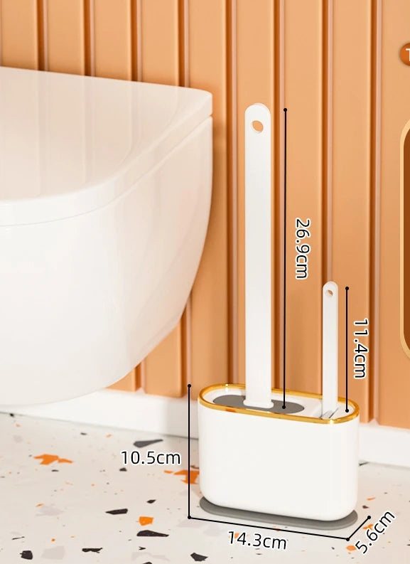 EZClean Wall-Mounted Toilet Brush