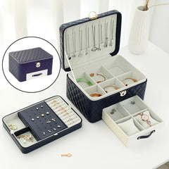 Luxury Leather Jewelry Travel Case