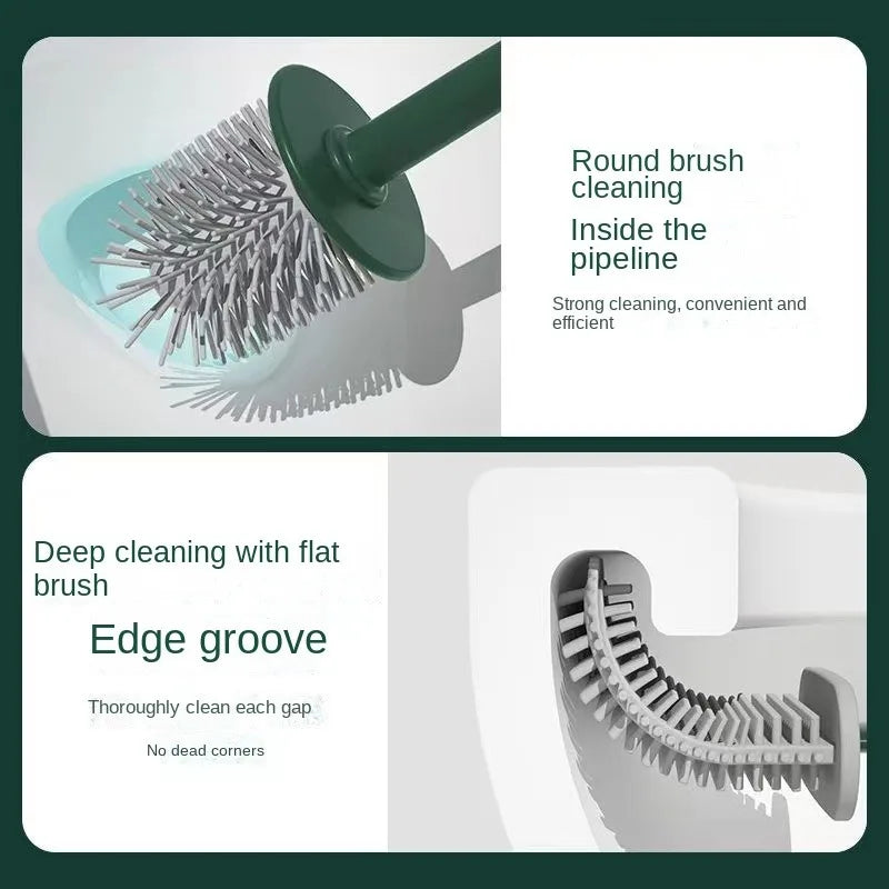 EZClean Wall-Mounted Toilet Brush