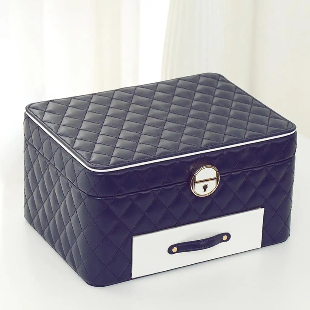 Luxury Leather Jewelry Travel Case