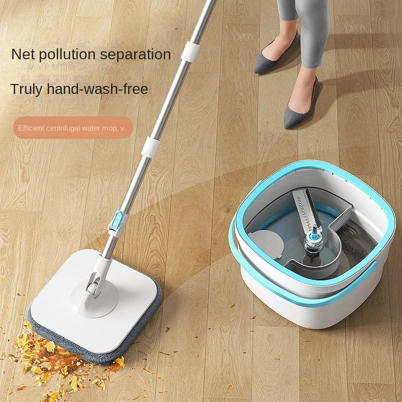 No-Hand Wash Microfiber Mop: Effortless Hands-Free Cleaning