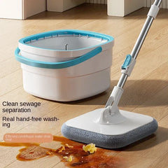 No-Hand Wash Microfiber Mop: Effortless Hands-Free Cleaning